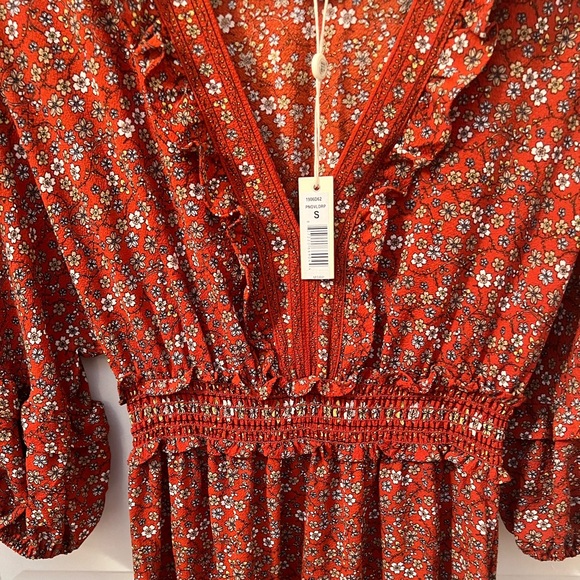 Max Studio BOHO Midi Dress NWT Size Small - Picture 3 of 8